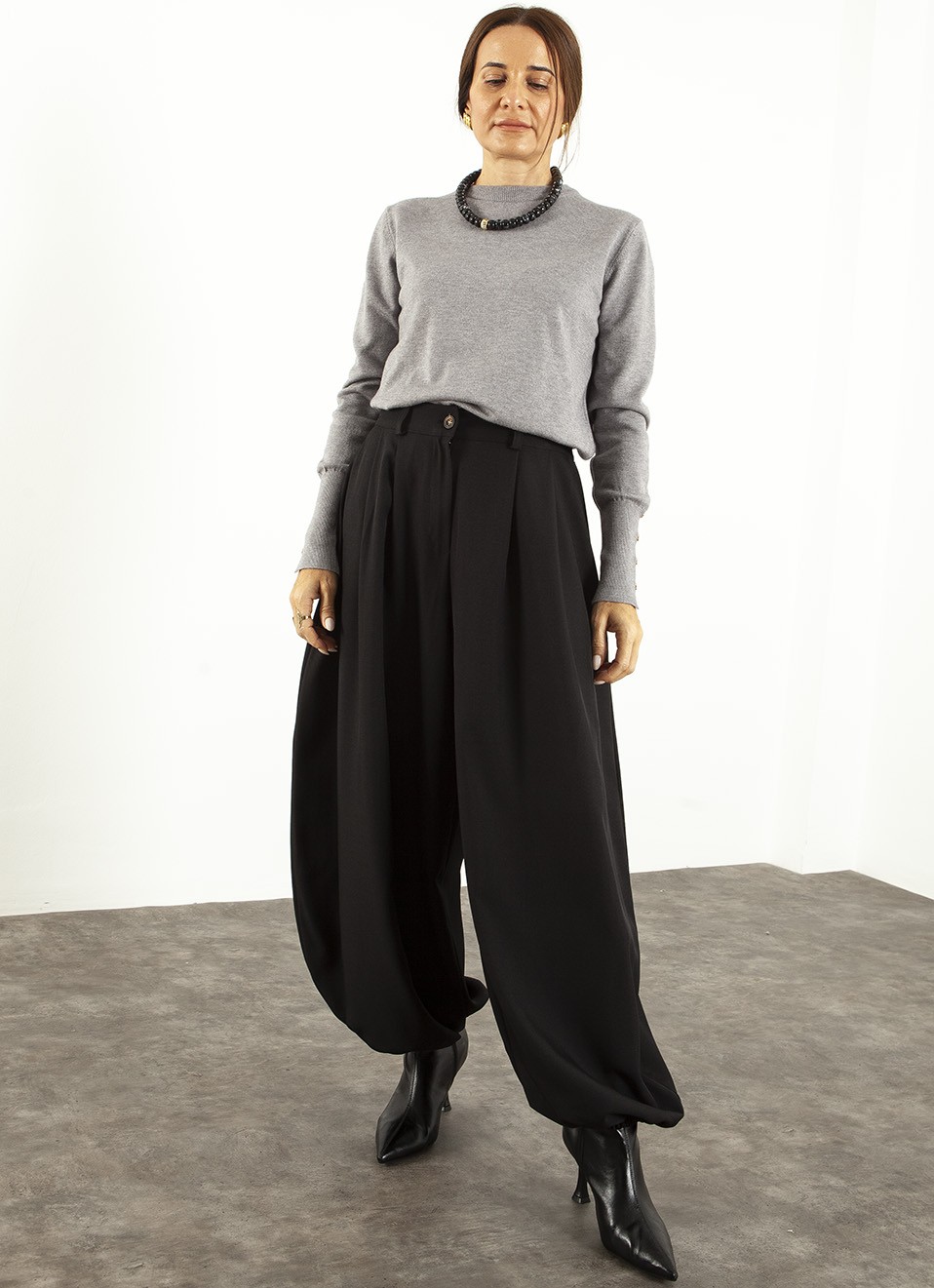 Pantalón Balloon de Vestir Mujer | 3 Colores | Premonición.online