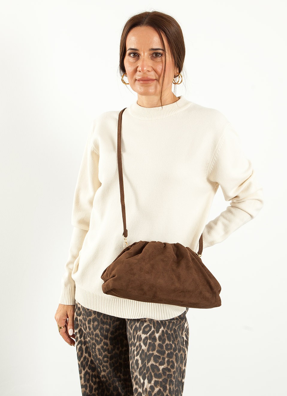Bandolera de Ante Mujer | Bolso Moderno | Premonición.online