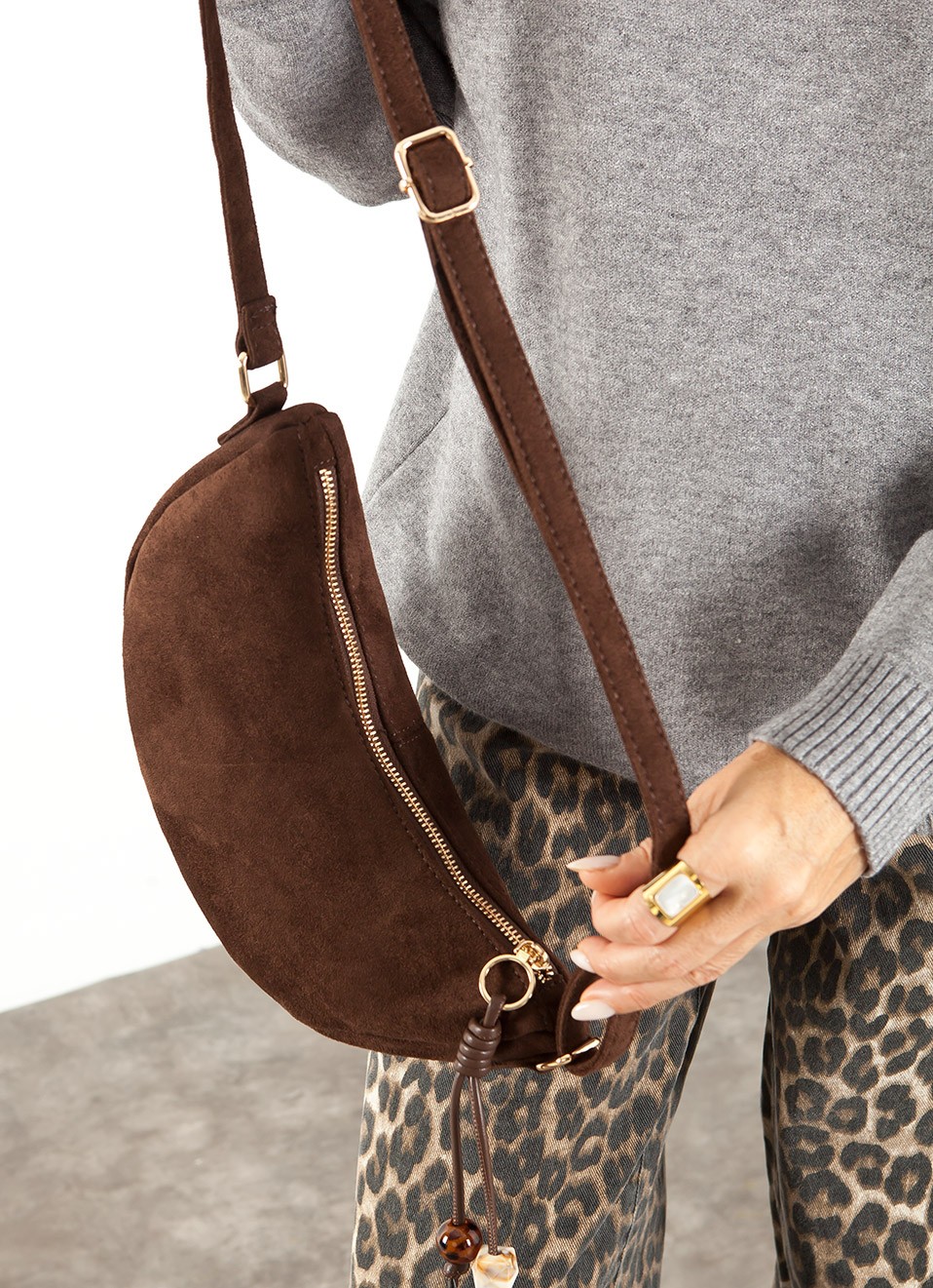 Bolso Efecto Ante Mujer | Bolso de Moda | Premonición.online