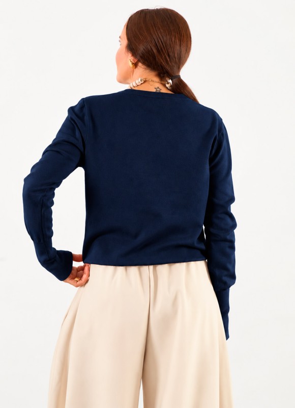 Jersey con Botones Dorados Mujer | Elegante | Premonición.online