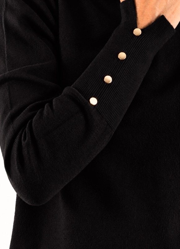 Jersey con Botones Dorados Mujer | Elegante | Premonición.online