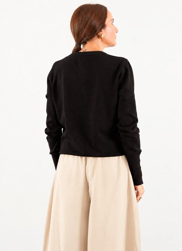 Jersey con Botones Dorados Mujer | Elegante | Premonición.online
