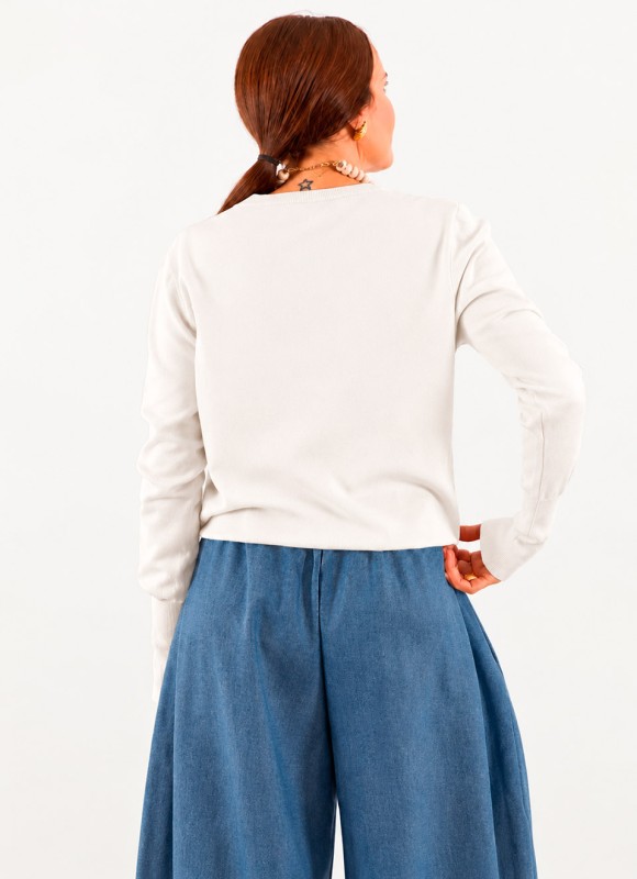 Jersey con Botones Dorados Mujer | Elegante | Premonición.online