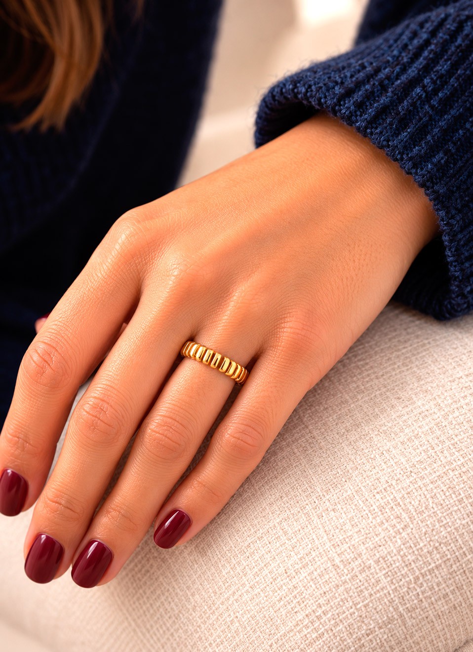 Anillos de Acero Inoxidable Mujer | Dorados y Plateados | Premonición.online