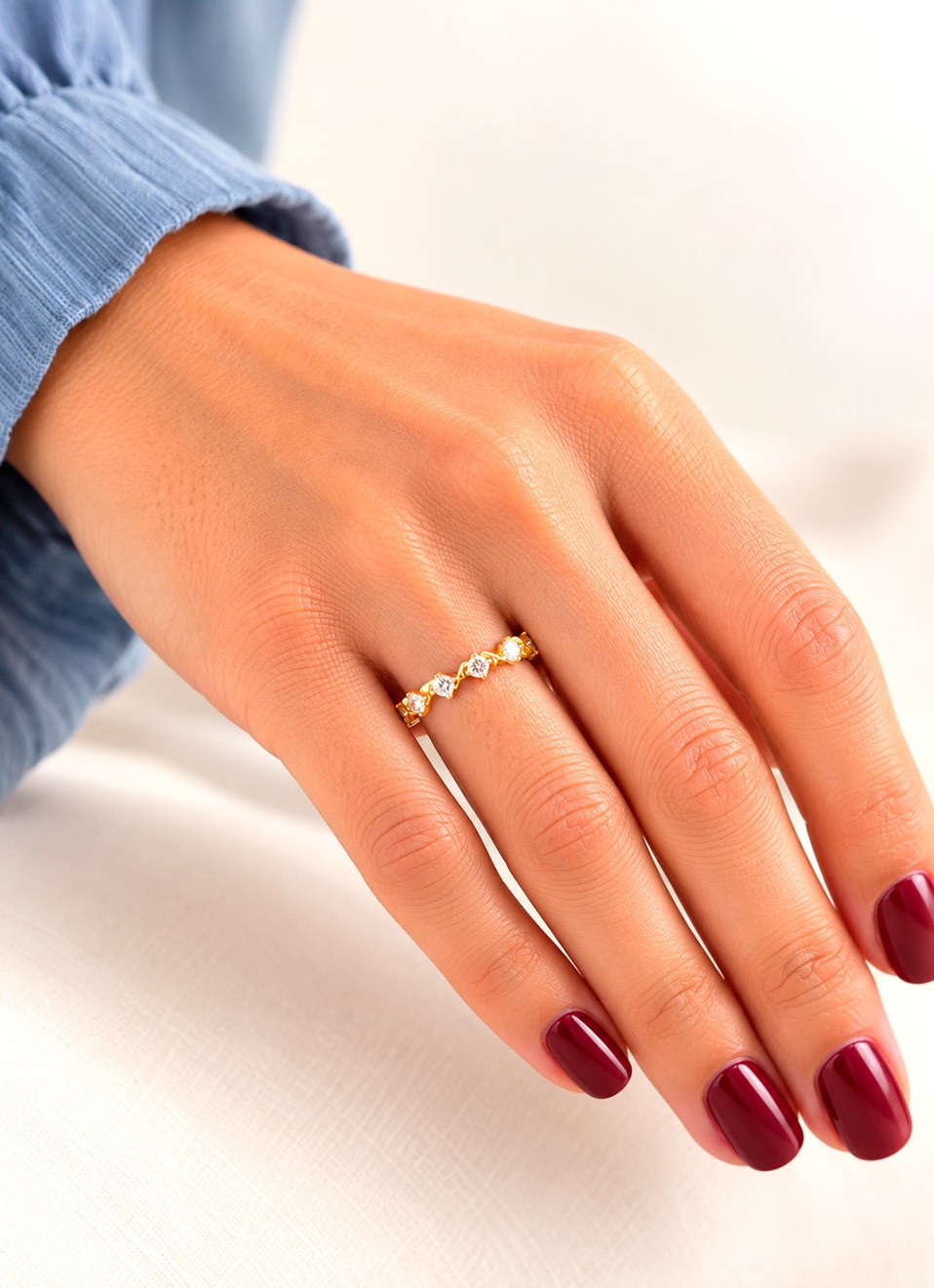 Anillos de Acero Inoxidable |Mujer | Dorados | Premonición.online