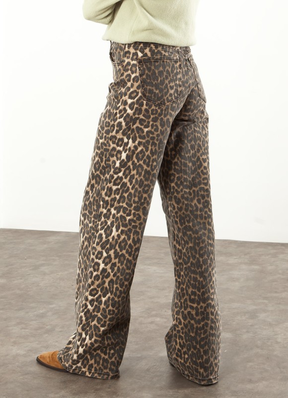 Jeans Dad Fit Leopardo para Mujer | Moda Actual | Premonición.online