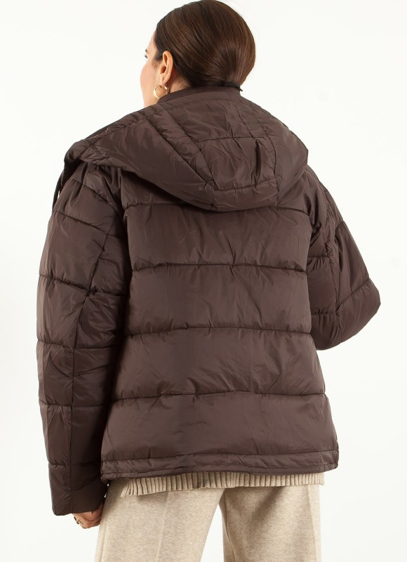 Cazadora Acolchada con Capucha para Mujer | Premonición.online