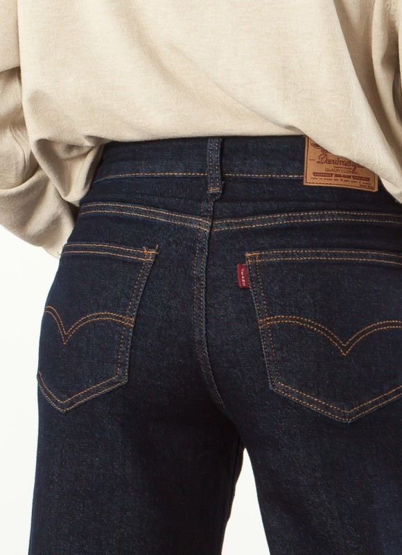 Jeans Wide Leg Azul Intenso para Mujer | Premonición.online