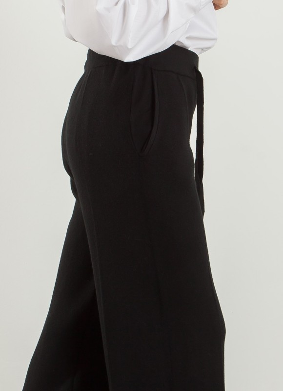 Pantalón de Punto Pata Ancha para Mujer | Premonición.online