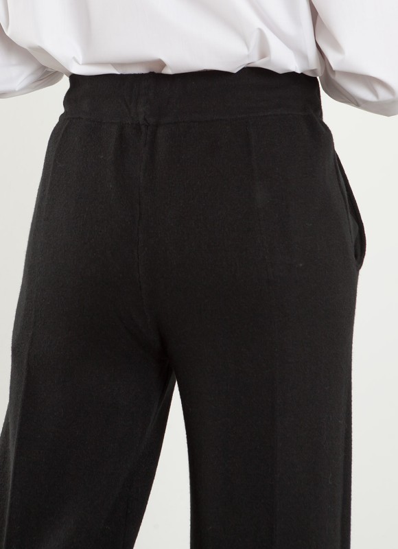 Pantalón de Punto Pata Ancha para Mujer | Premonición.online