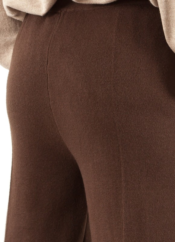 Pantalón de Punto Pata Ancha para Mujer | Premonición.online