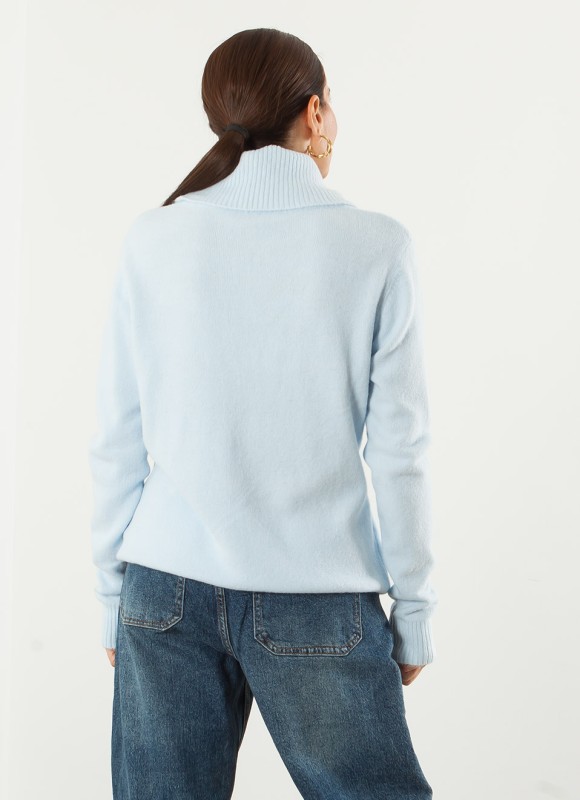 Jersey Cuello Caído Tacto Suave para Mujer | Premonición.online