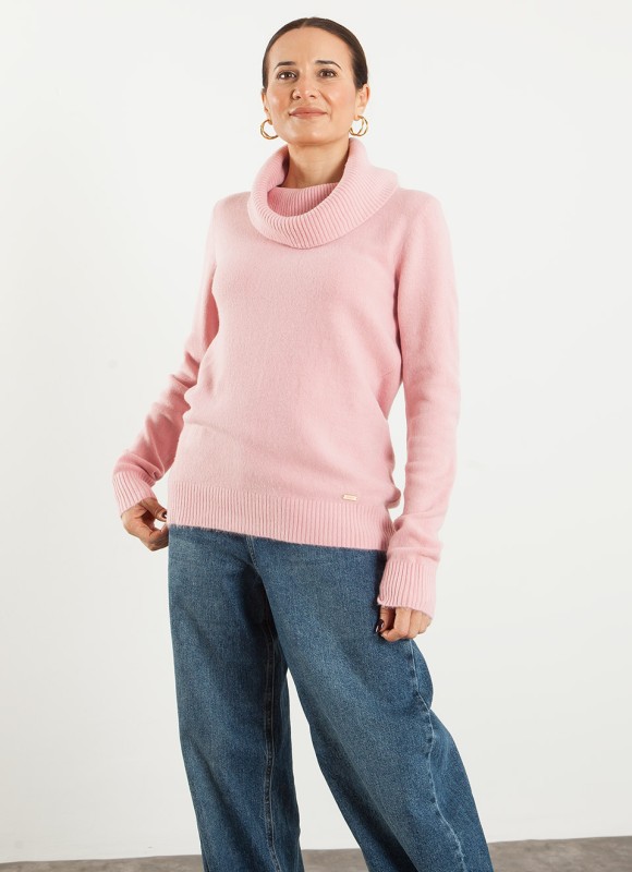Jersey Cuello Caído Tacto Suave para Mujer | Premonición.online