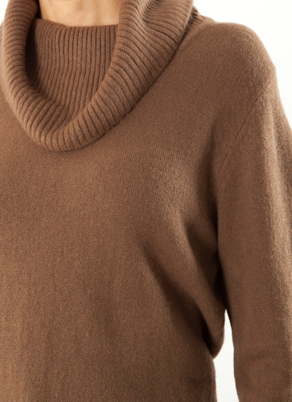 Jersey Cuello Caído Tacto Suave para Mujer | Premonición.online