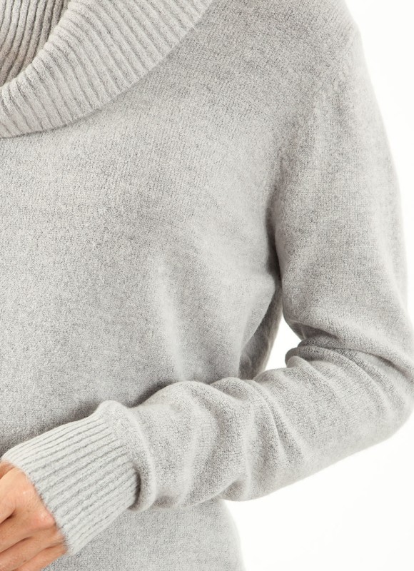 Jersey Cuello Caído Tacto Suave para Mujer | Premonición.online
