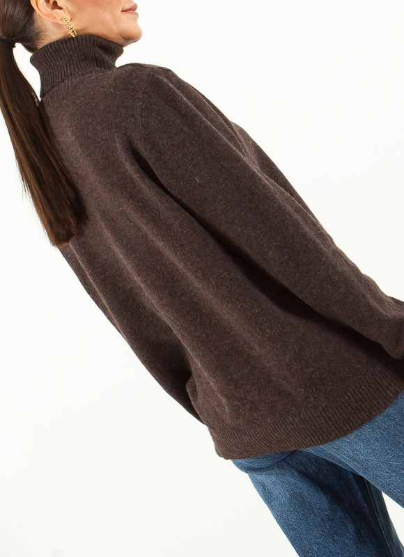 Jersey Básico Cuello Alto Tacto Suave Mujer | 17€ | Premonición.online