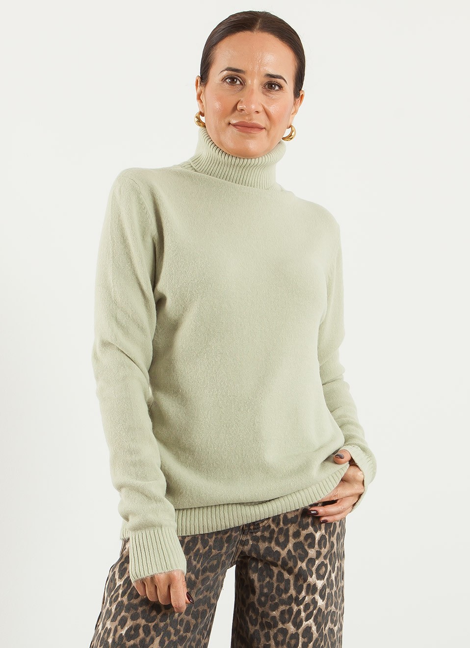 Jersey de Cuello Alto para Mujer | Moda Mujer | Premonición.online