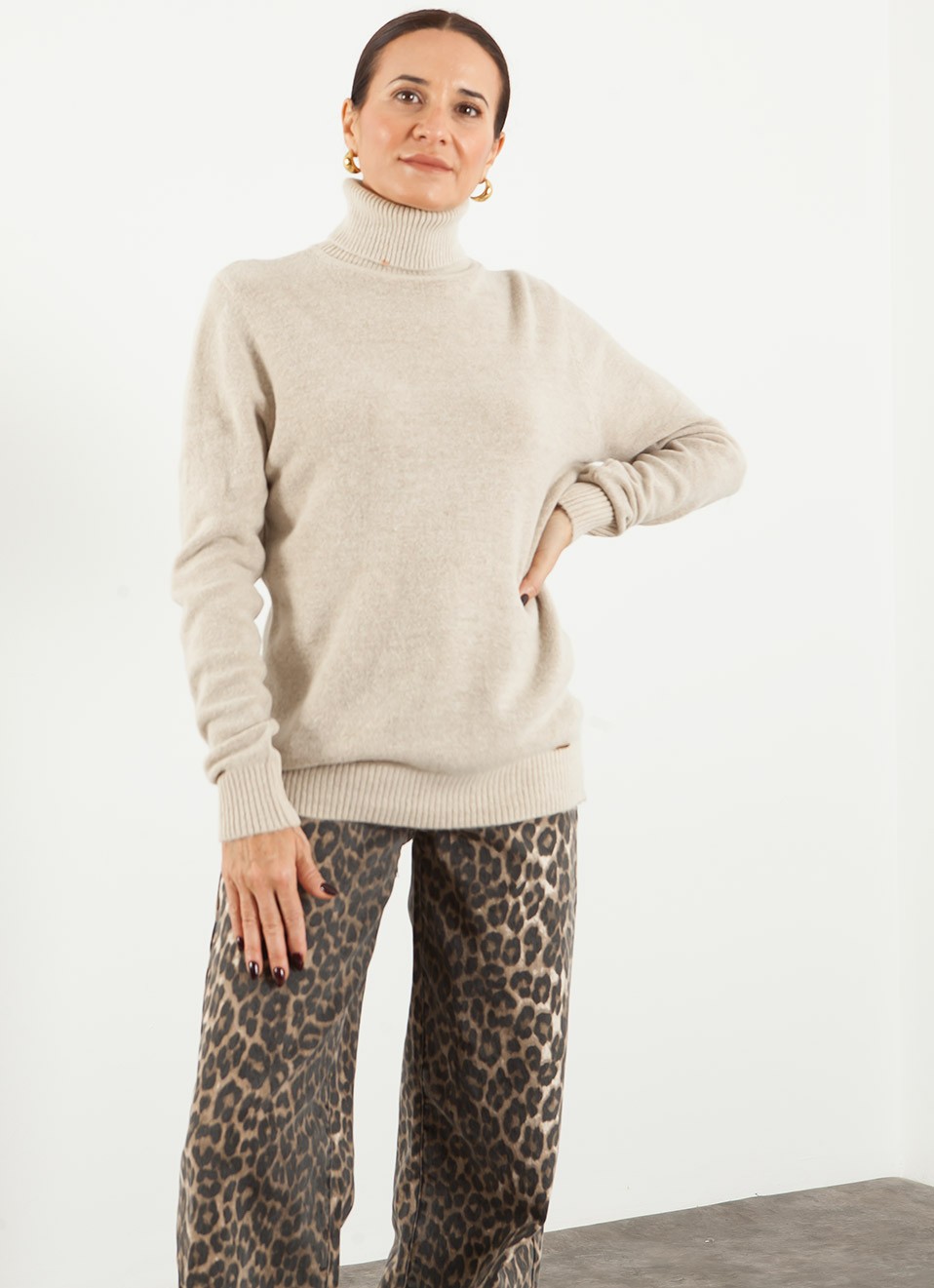 Jersey de Cuello Alto para Mujer | Moda Mujer | Premonición.online