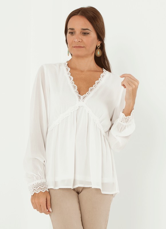 Blusa puntilla