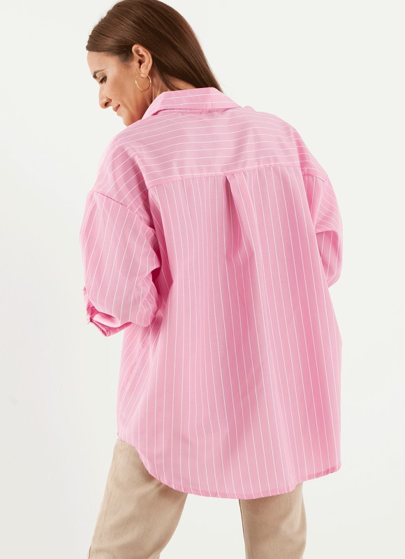 Camisa oversize rayas