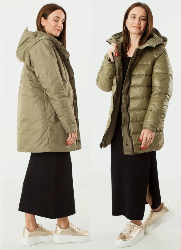 Reversible Parka y anorak 2 en 1