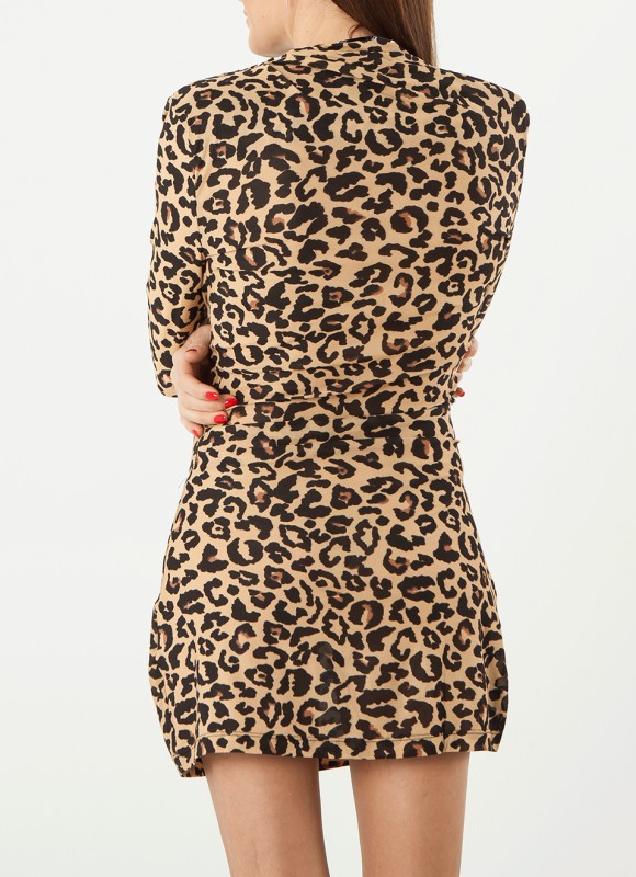 Vestido leopardo