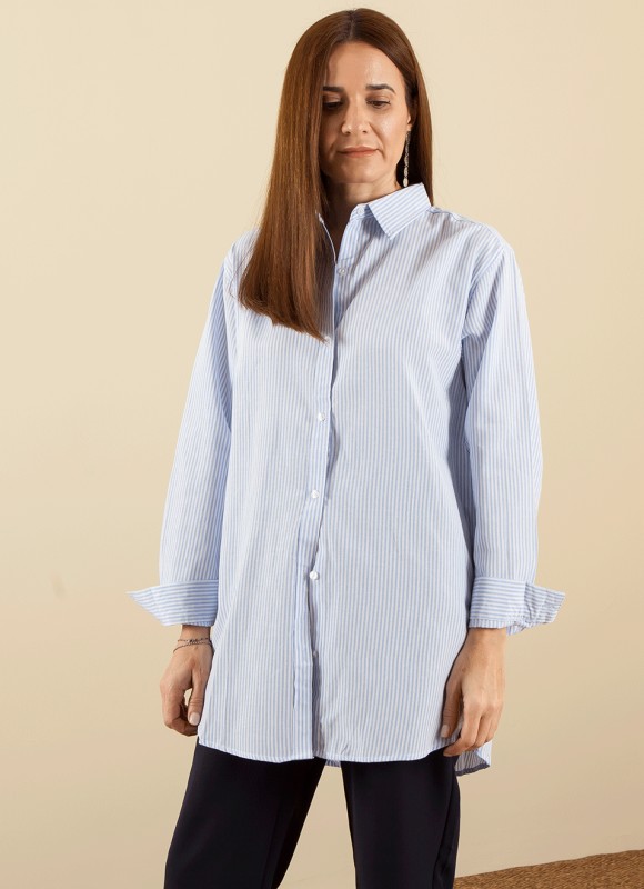 Camisa oversize rayas