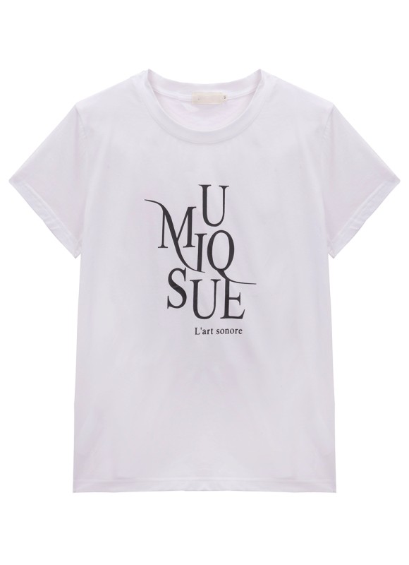 Camiseta Texto musique