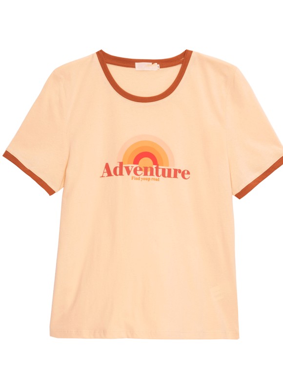 Camiseta texto aventura