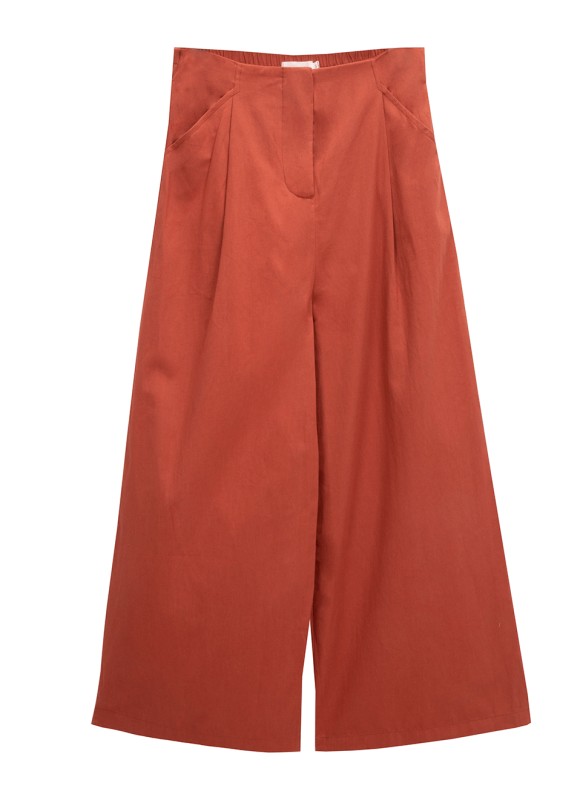 Pantalón culotte pinza