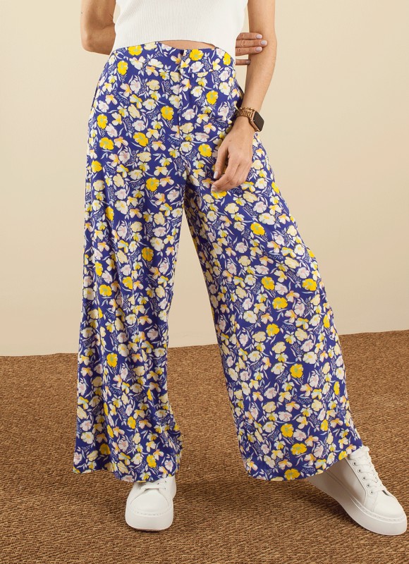 Pantalón culotte estampado