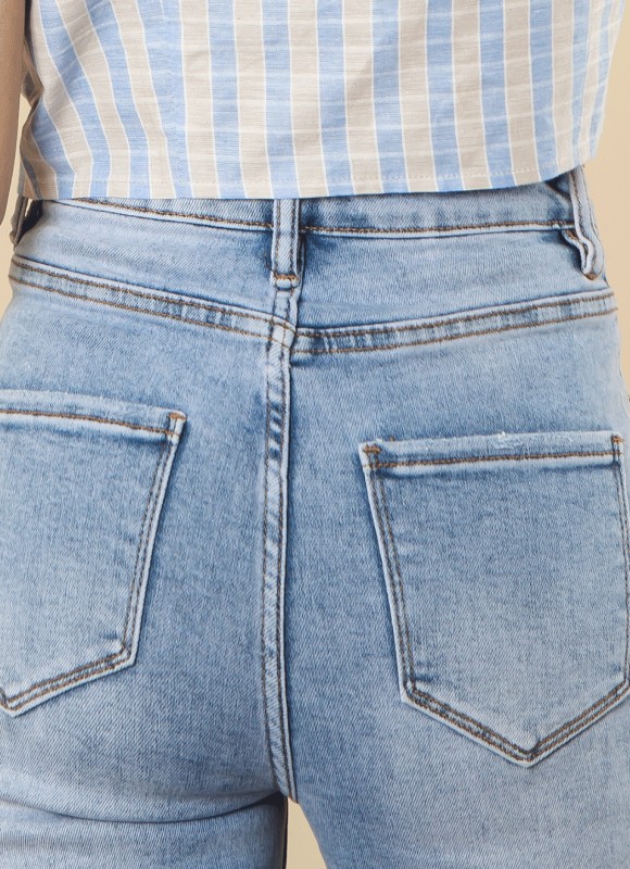 Denim extra high waist