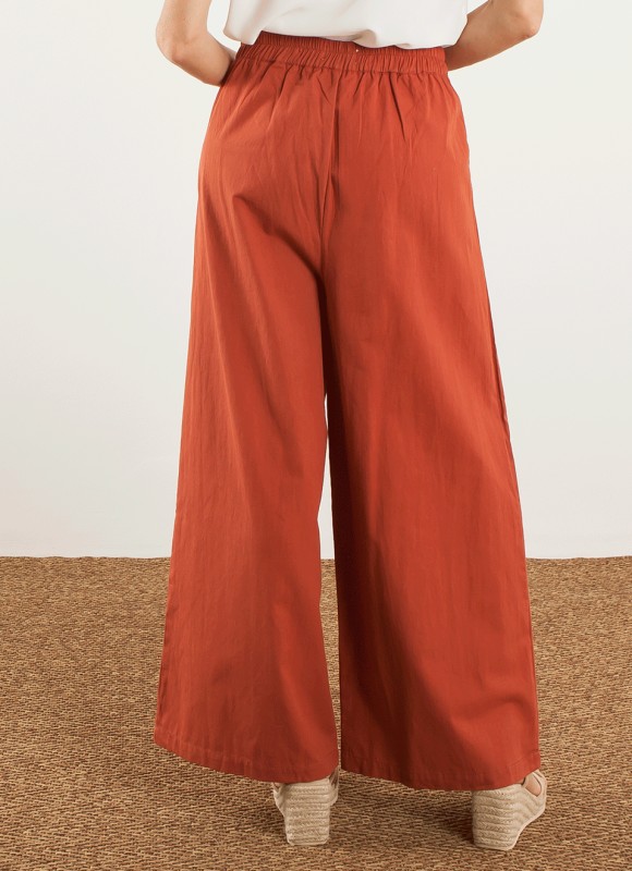 Pantalón culotte pinza