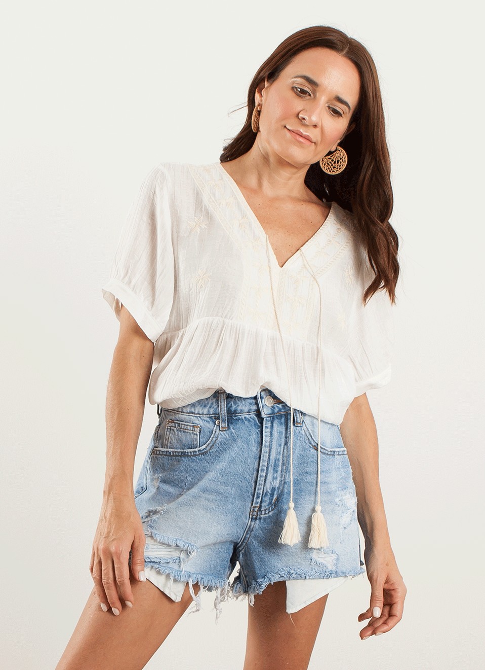 Shorts Vaqueros Destroyer - Short  de Mujer | Premonición.online