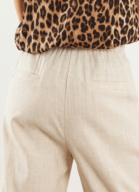 Pantalón Culotte Lino - Ropa Mujer | Premonición.online
