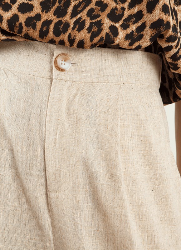 Pantalón Culotte Lino - Ropa Mujer | Premonición.online