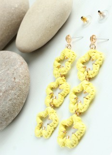 Pendientes estilo Rafia